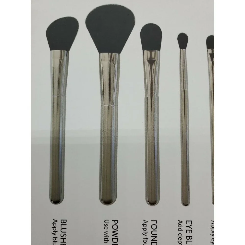 9 Pcs LUXURY COLLECTION Makeup Brush Set Kit Cosmetic Stand GIFT SET BRAND NEW!